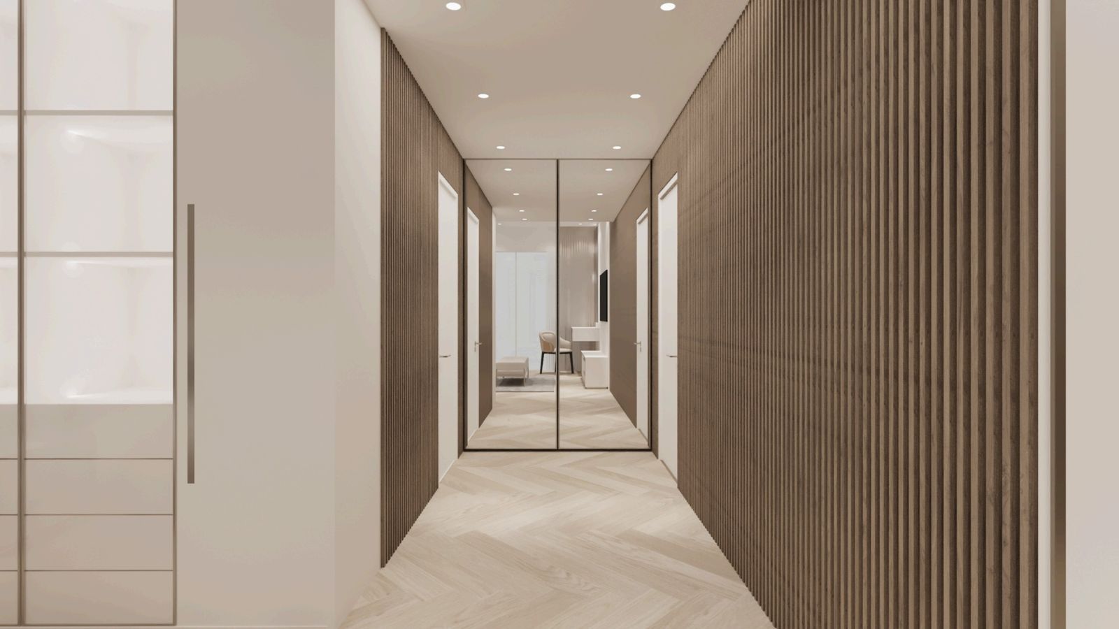 Dressing corridor, apartment 403