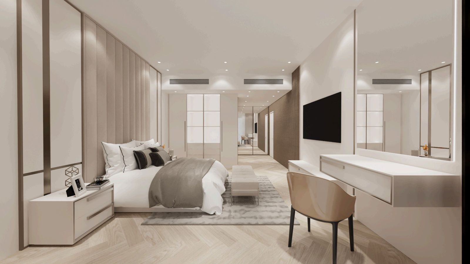 Master bedroom, apartment 403